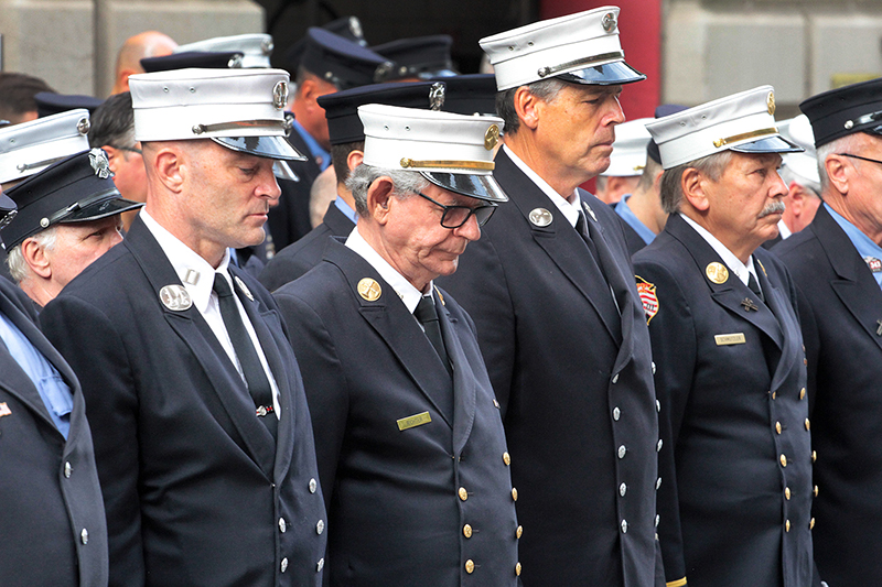 9/11 Firemen : Richard Moore : Photographer